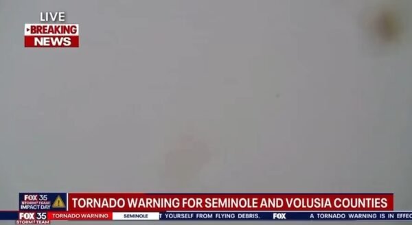 * UPDATE * Breaking News Tornado Tears Across I-4, Strikes @fox35orlando Studio Live on Air! (VIDEO)