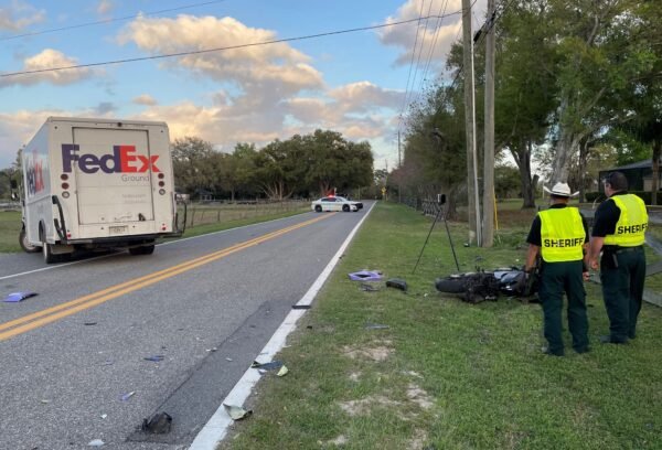 Fed Ex Truck vs Motorcycle  Fatality – Lakeland, FL