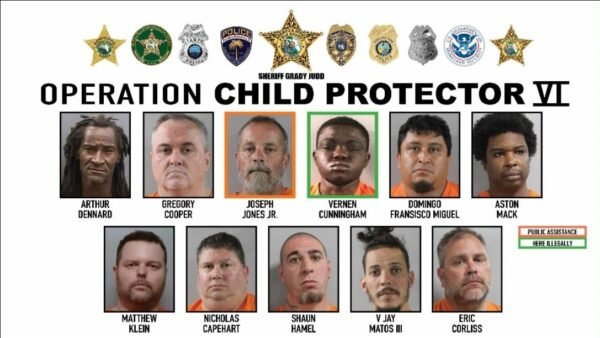 Polk County Sheriff’s Office Arrests 11 Men in Undercover Sting Targeting Child Predators