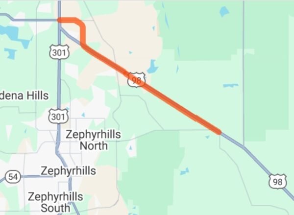 US 98 North Daily Lane Closures Set for May 27–30, 8 AM to 5 PM