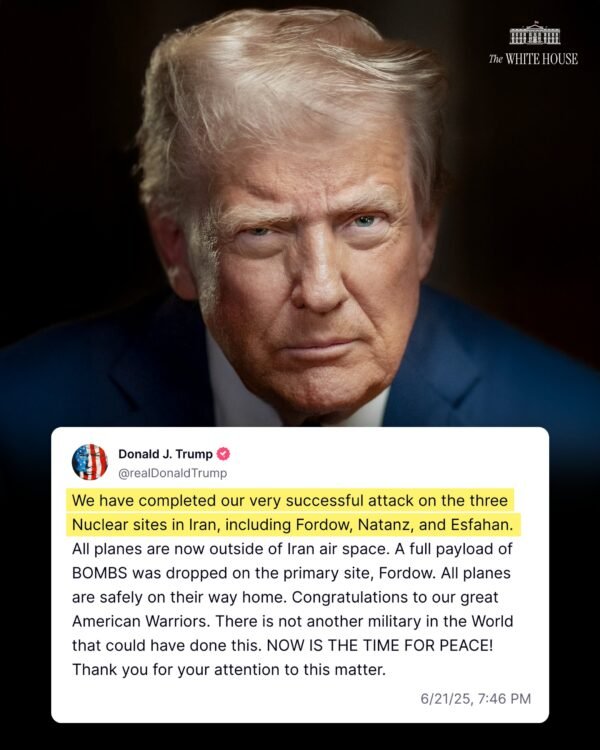 ** Breaking News: USA Bombs Iran **