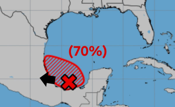NHC Reports 70% Chance Tropical Storm Barry Forms in Bay of Campeche