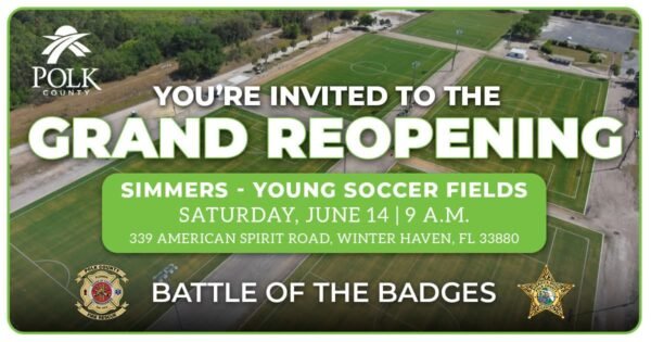 Simmers-Young Park Soccer Fields Reopen with “Battle of the Badges” Flag Football Showdown