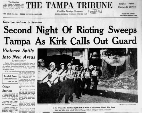 On This Day: June 11, 1967 – Tampa Race Riot Ignites After Tragic Shooting
