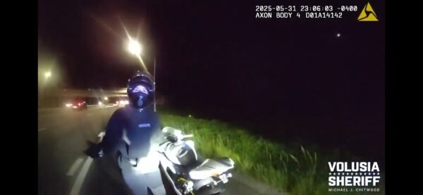 Off-Duty Volusia Deputy Arrested for Riding with ‘CHASEM3’ Fictitious Motorcycle Tag on I-4