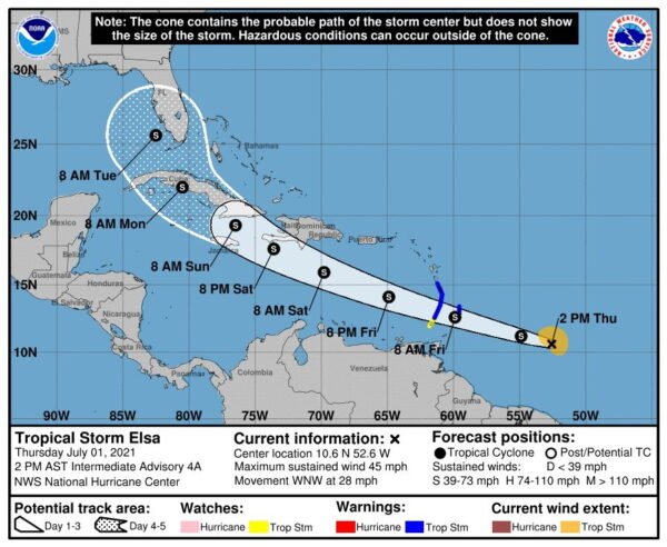 On This Day: July 7, 2021 – Tropical Storm Elsa Impacts Florida