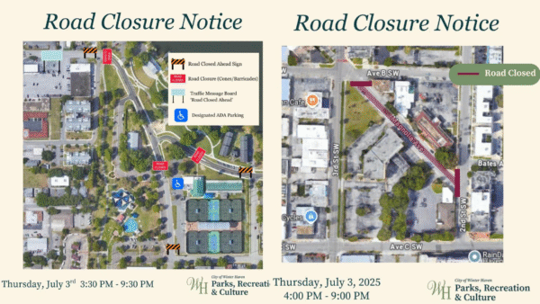 Winter Haven Sets Road Closures for July 3rd Fourth of July Celebrations