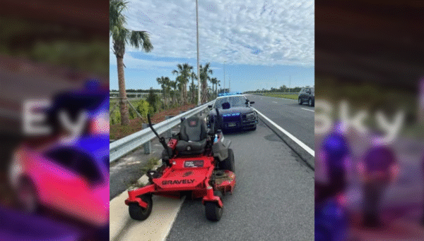 Florida Man Arrested for DUI After Driving Lawn Mower on Suncoast Parkway