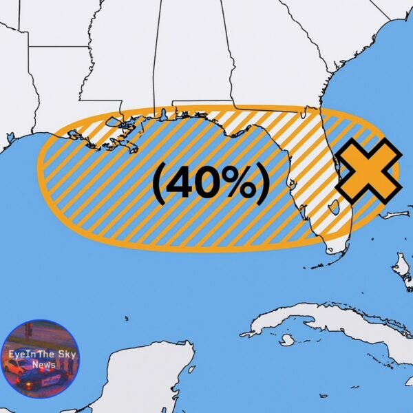 NHC Increases Invest 93L Development Probability to 40%; Late Afternoon Thunderstorms in Polk County Today