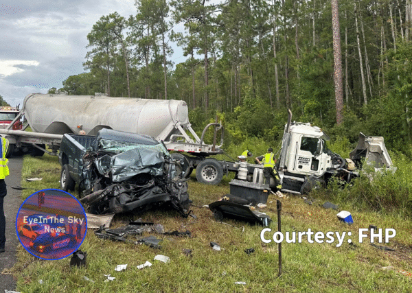Two Seriously Injured in Tractor-Trailer and Chevy Pickup Collision on SR-471