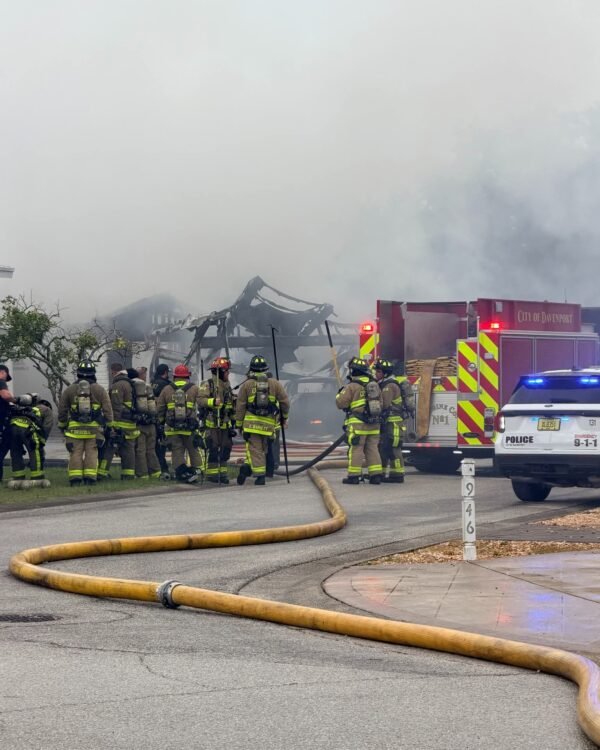 Davenport Firefighters Contain Structure Fire on Violet Court