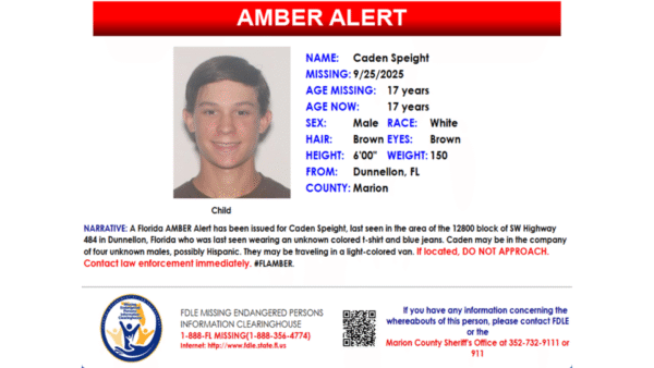Amber Alert Canceled: Missing Juvenile Caden Rex Speight Found