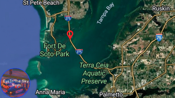 Passenger Ejected, Killed in I-275 Rollover Near Skyway Bridge After Driver Asleep at Wheel