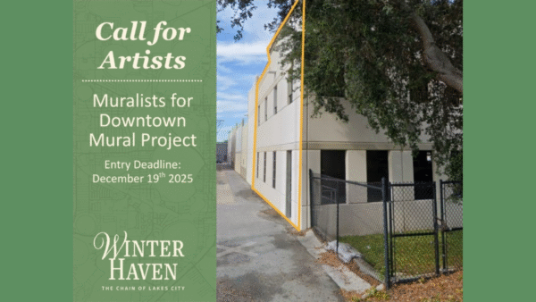 Winter Haven Opens Call for Mural Designs on Downtown Parking Garage