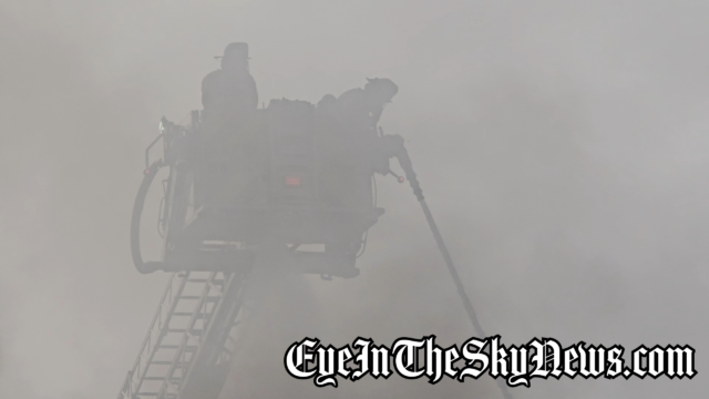 Winter Haven Fire Department fighting the blaze