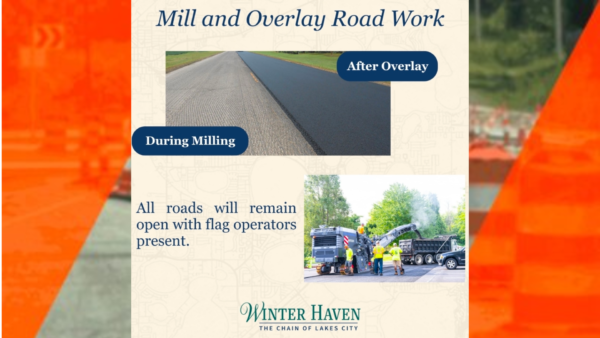 Winter Haven Begins Milling and Repaving on Select Streets January 26