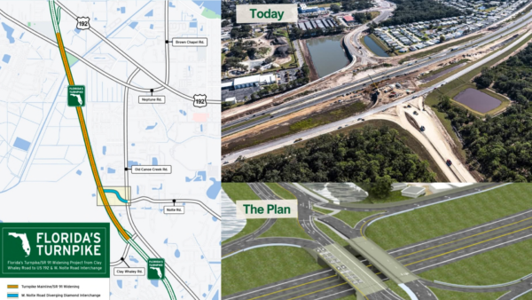 $193 Million Project Expands Florida’s Turnpike from Clay Whaley Road to US 192