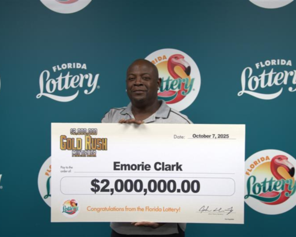 Fort Meade Man Wins $2 Million Scratch-Off Top Prize