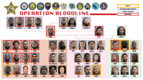 51 Arrested, 78 Pounds of Meth and 14.55 Pounds of Fentanyl Seized in Major Polk County Drug Busts