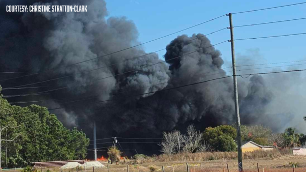 400 Acres Burn Near State Road 60 in Lake Wales; 68 Acres in Davenport