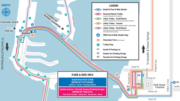 Free Park-and-Ride Returns to Clearwater Beach for Spring Break