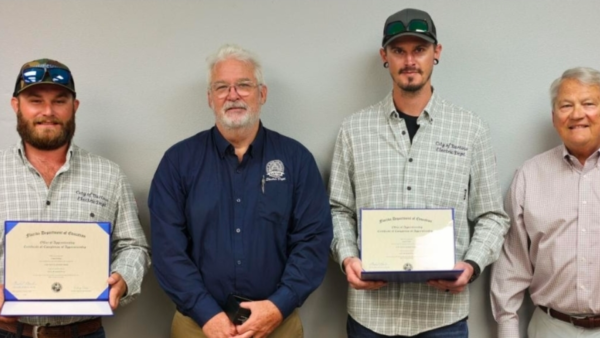 City of Bartow Celebrates Milestone Advancement for Two Dedicated Linemen