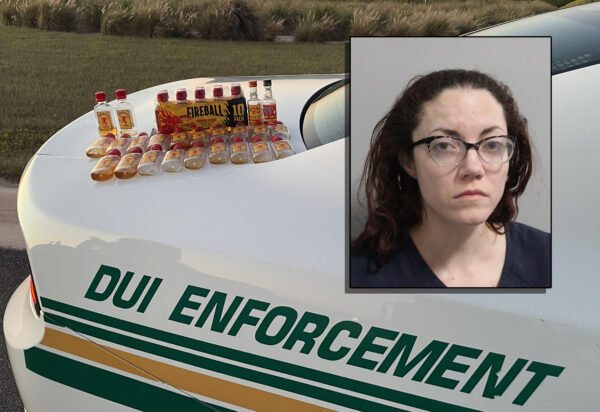 31 Fireball Bottles Found After Woman Allegedly Drove Across Polk County Golf Course