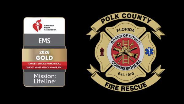 American Heart Association Honors Polk County Fire Rescue With EMS Gold Award