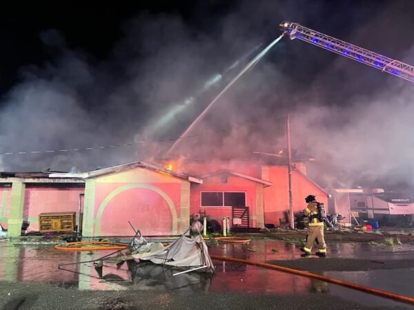 Fire Destroys Historic AP Beachfront Building in Avon Park