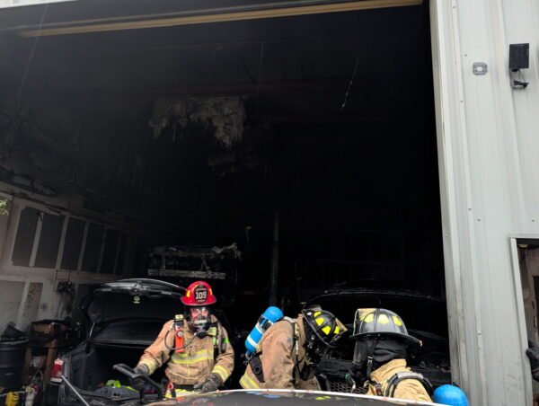 Vehicle Catches Fire Inside Winter Haven Repair Bay