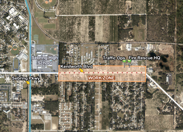 Kenilworth Boulevard Roadwork Set for July 20–24