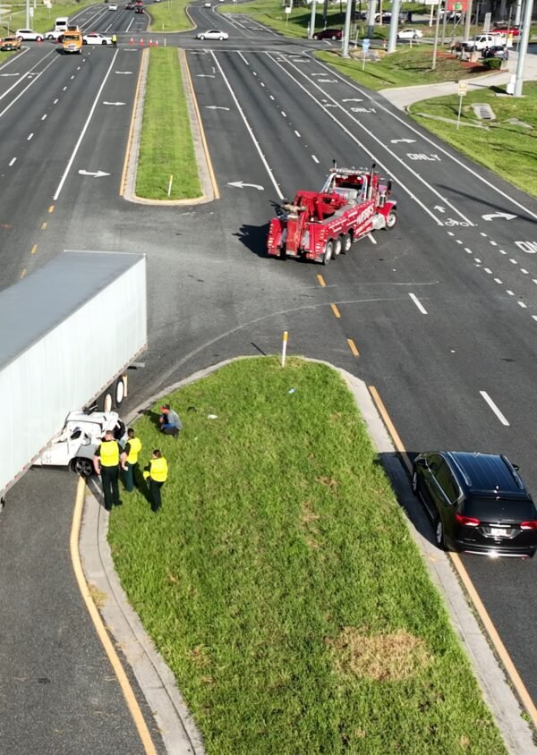 Semi-Truck Pulls Into Path of SUV, Killing Winter Haven Driver