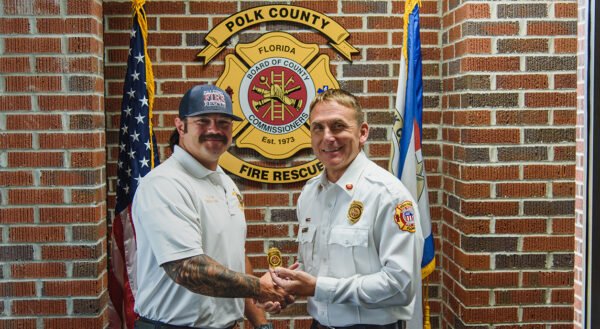 Polk County Fire Rescue Promotes Charlie True to Assistant Chief