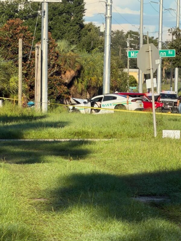 Head-On Collision Injures Polk County Sheriff’s Deputy Near Haines City