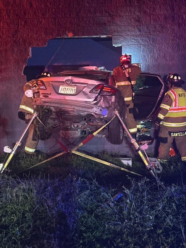 Vehicle Launches Into Building in Winter Haven