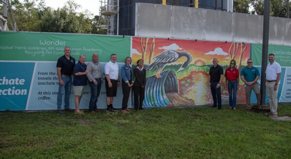 Young Artists Celebrated at Leachate Wall Artwork Unveiling